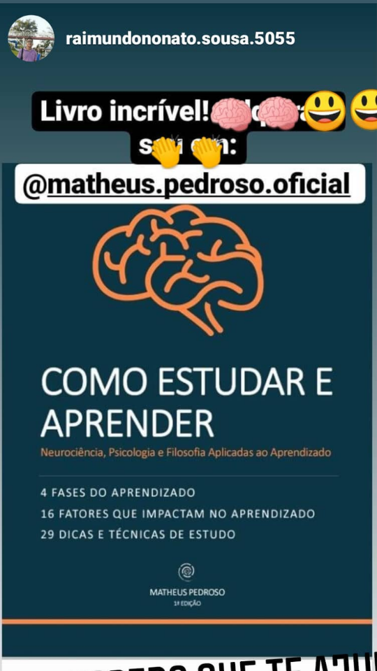 Depoimento 1 - Estudar e Aprender